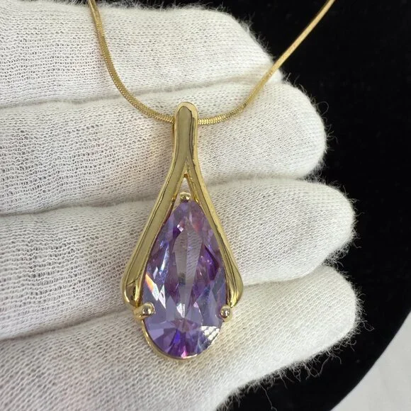 Fashion Amethyst Necklace - Picture 3 of 5
